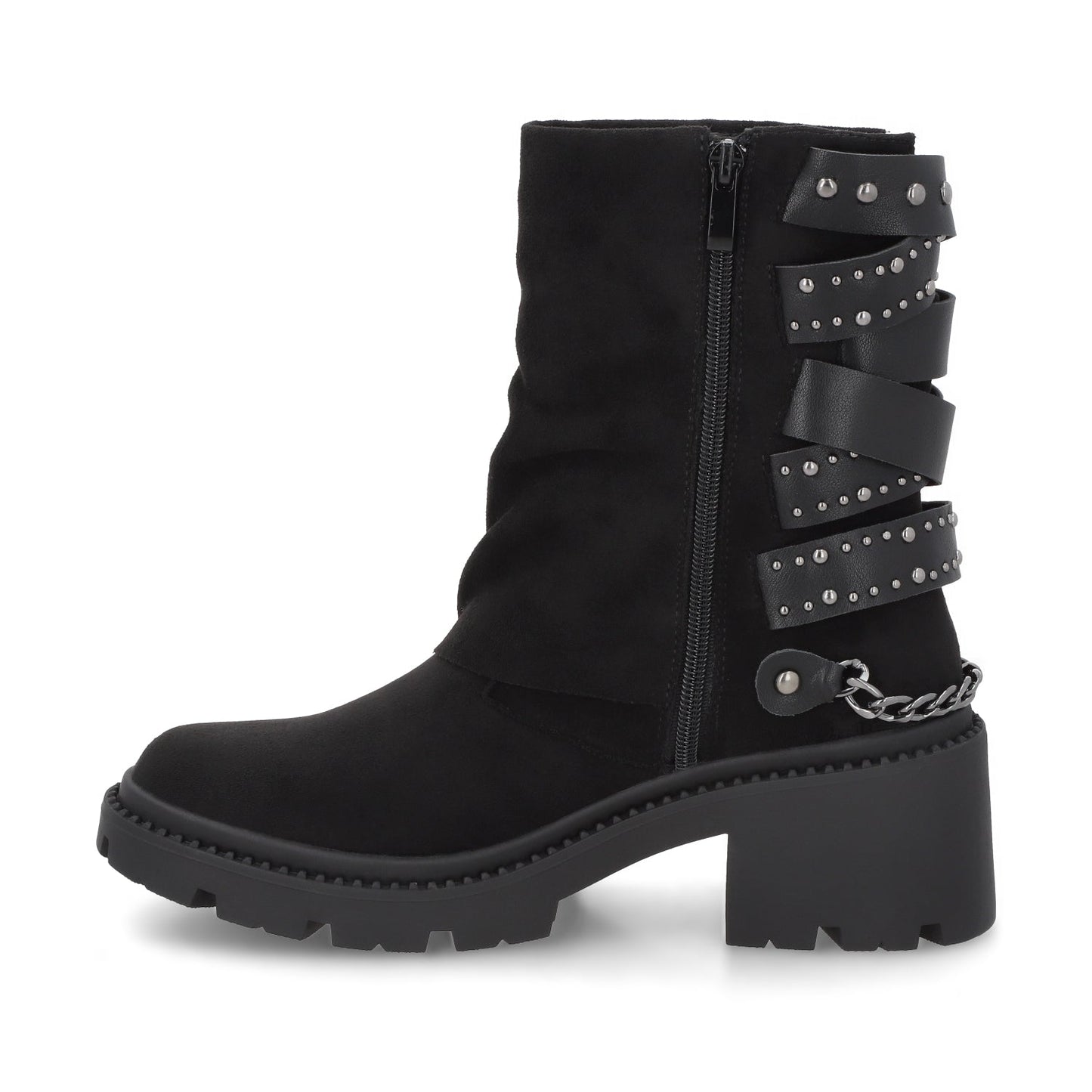 Botin Taco Negro Mujer 45746 - Gotta Mexico