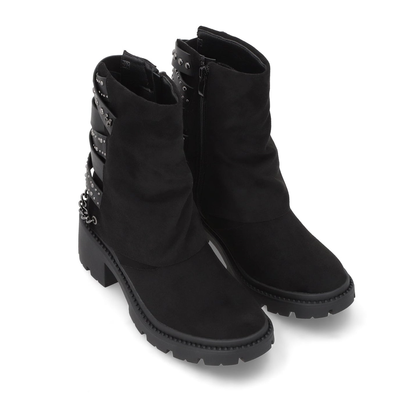 Botin Taco Negro Mujer 45746 - Gotta Mexico