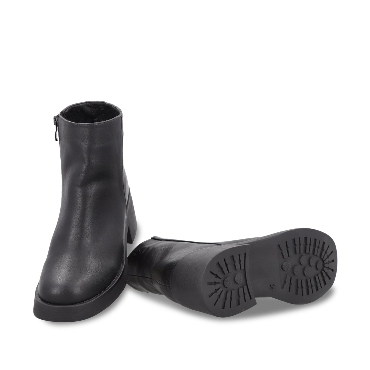 Botin Taco Negro Mujer 55250 - Gotta Mexico