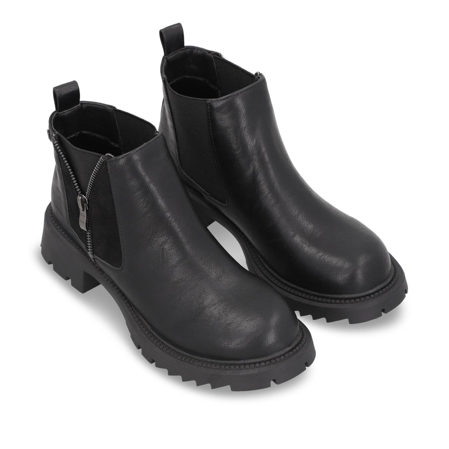 Botin Taco Negro Mujer 55330 - Gotta Mexico