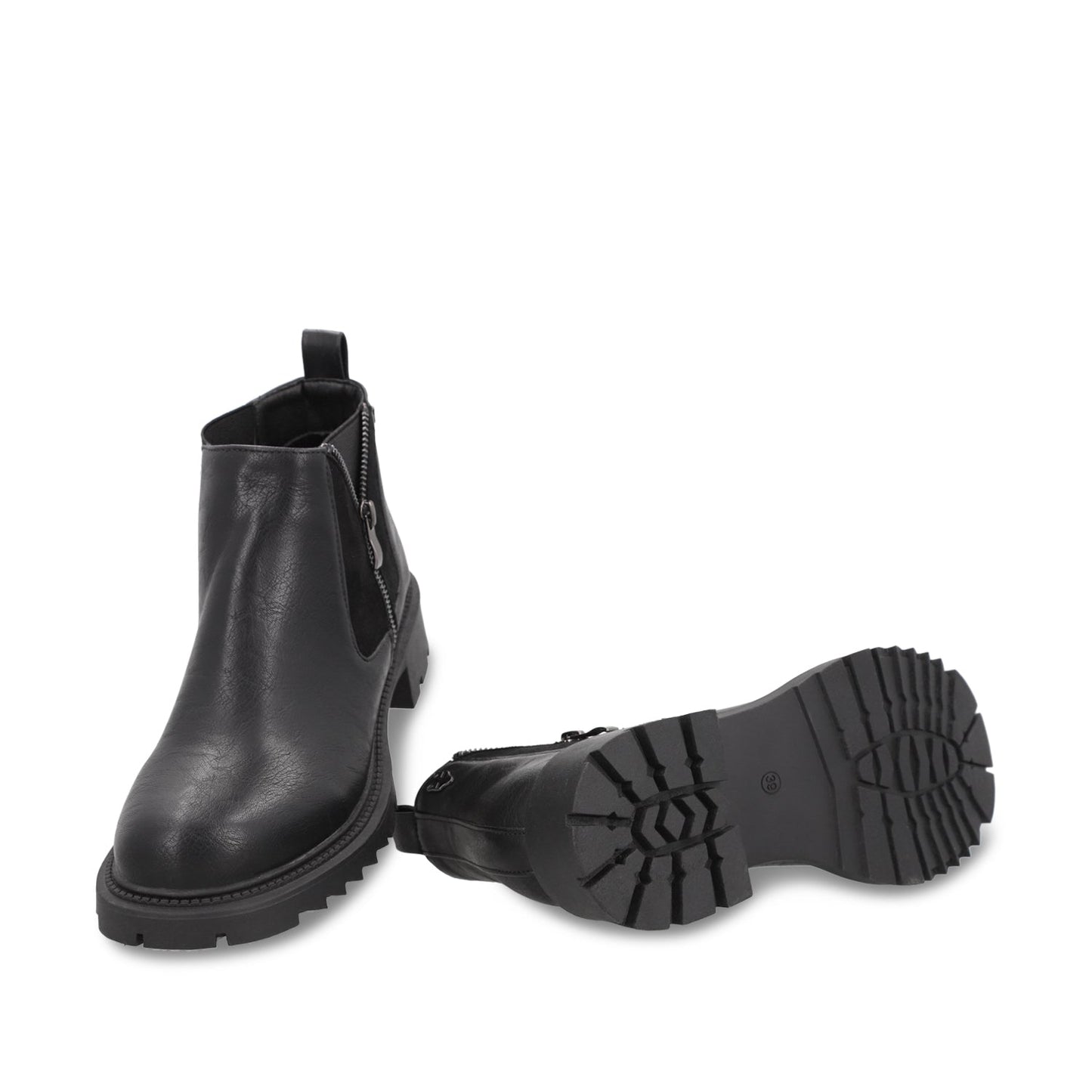 Botin Taco Negro Mujer 55330 - Gotta Mexico
