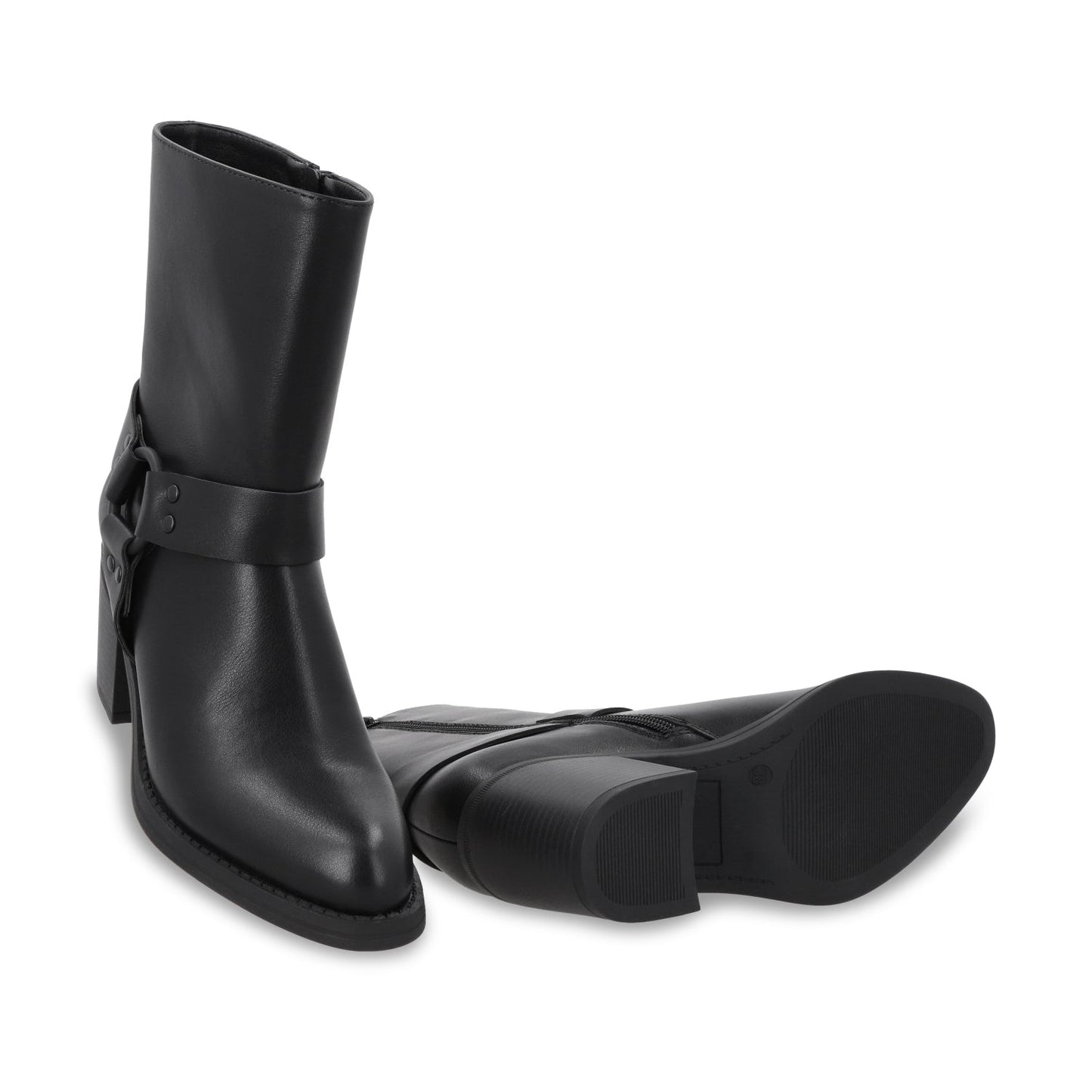 Botin Taco Negro Mujer 56030 - Gotta Mexico