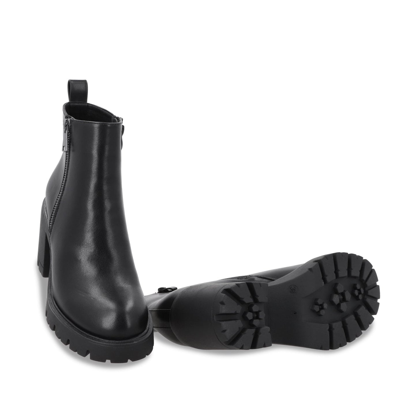 Botin Taco Negro Mujer 56061 - Gotta Mexico