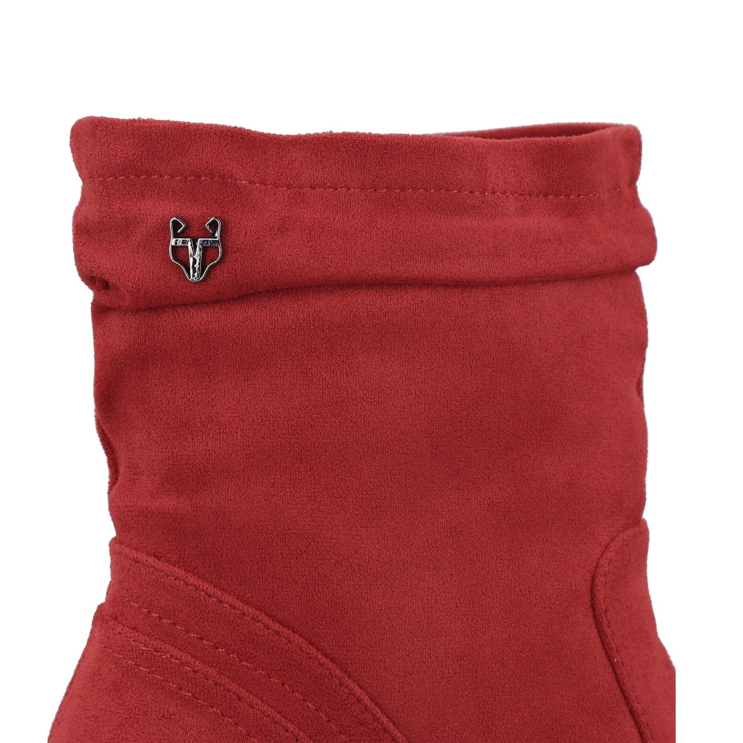 Botin Taco Rojo Mujer C7330