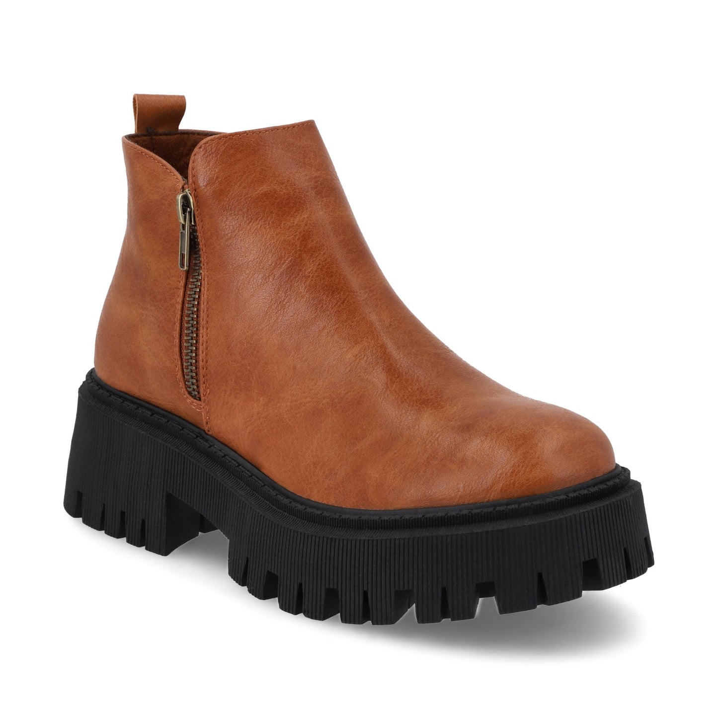 Botín Tacón Camel Mujer 23505