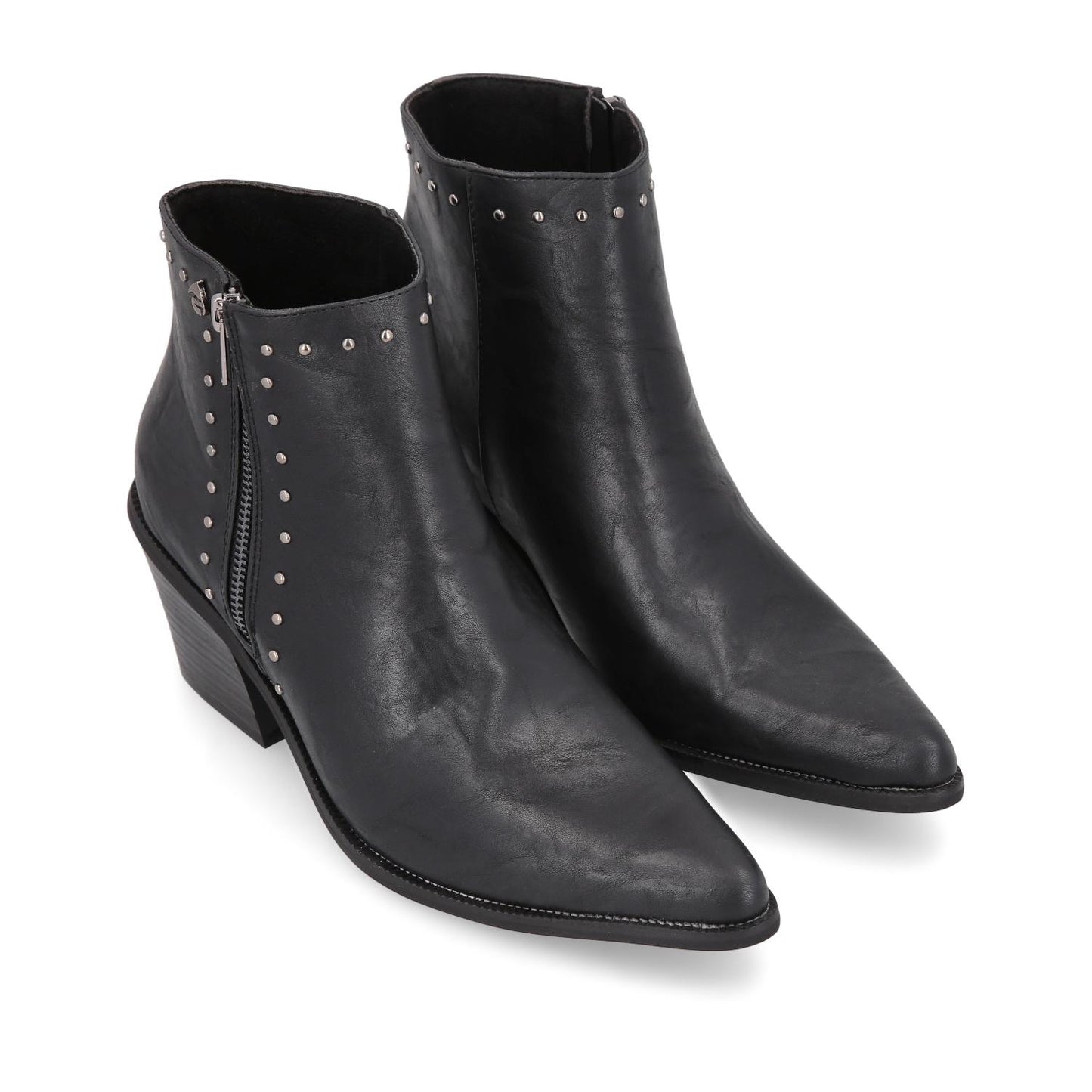 Botín Tacón Negro Mujer 33764