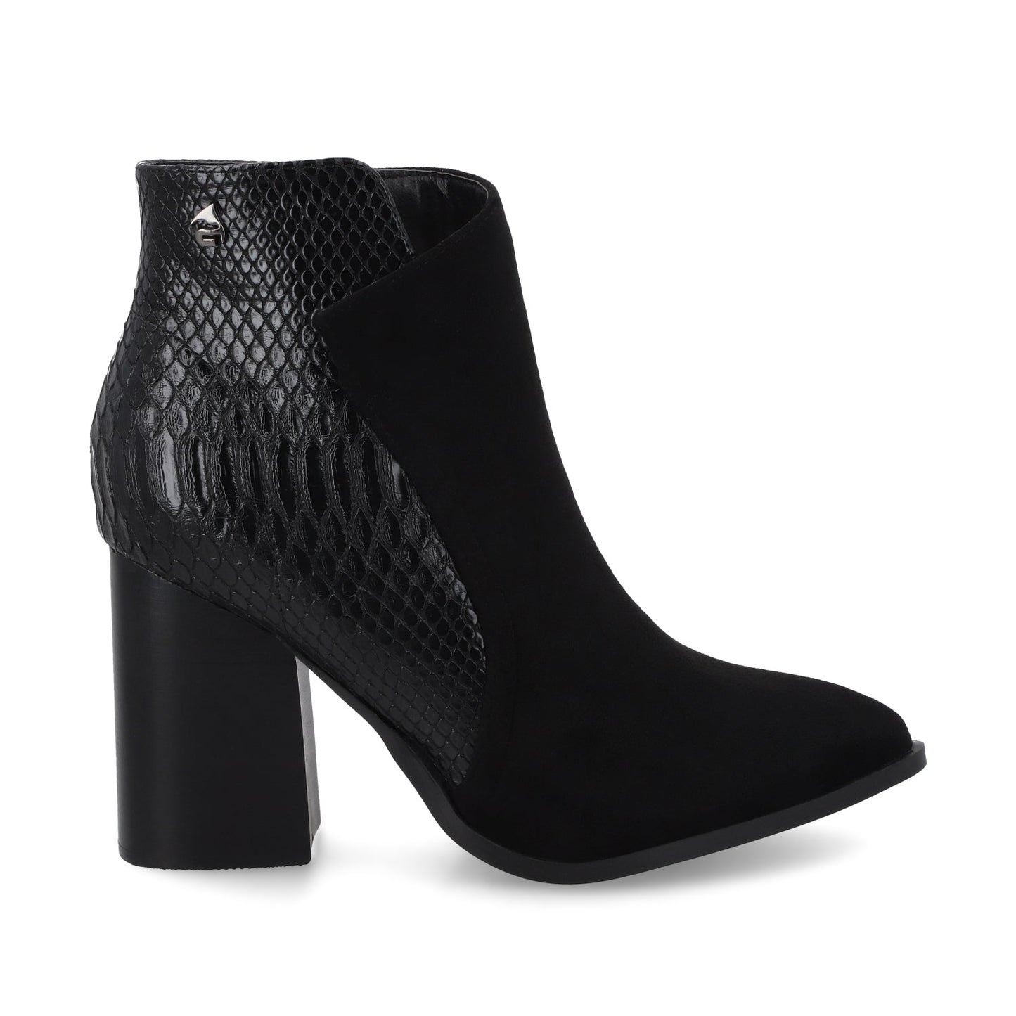Botín Tacón Negro Mujer 35552