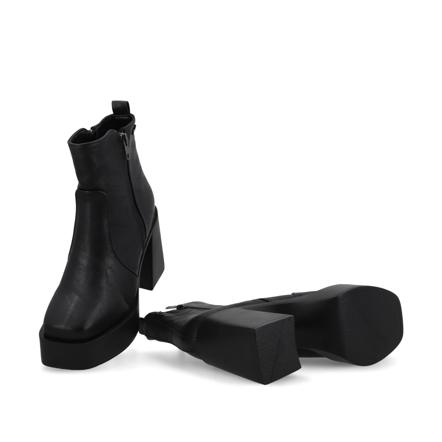 Botín Tacón Negro Mujer 45772