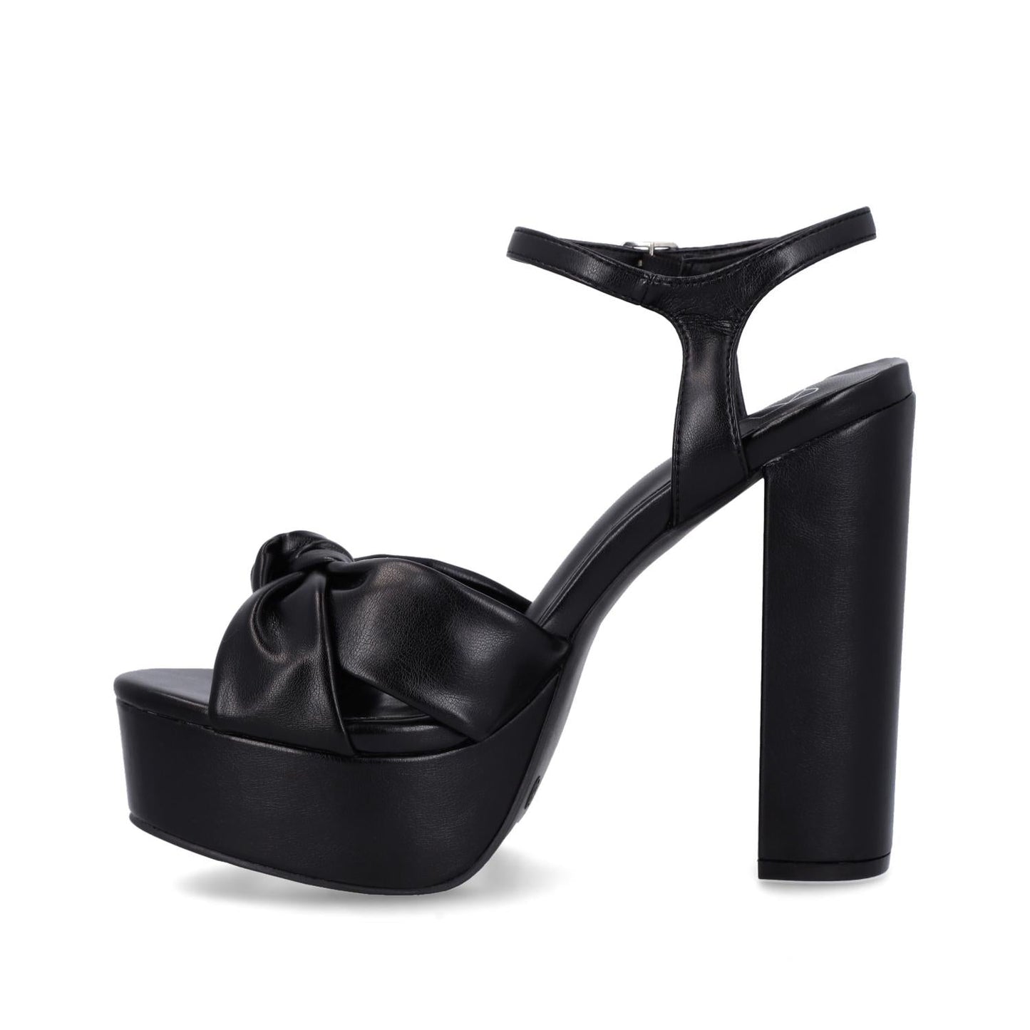 Sandalia Plataforma Negra Mujer 36202