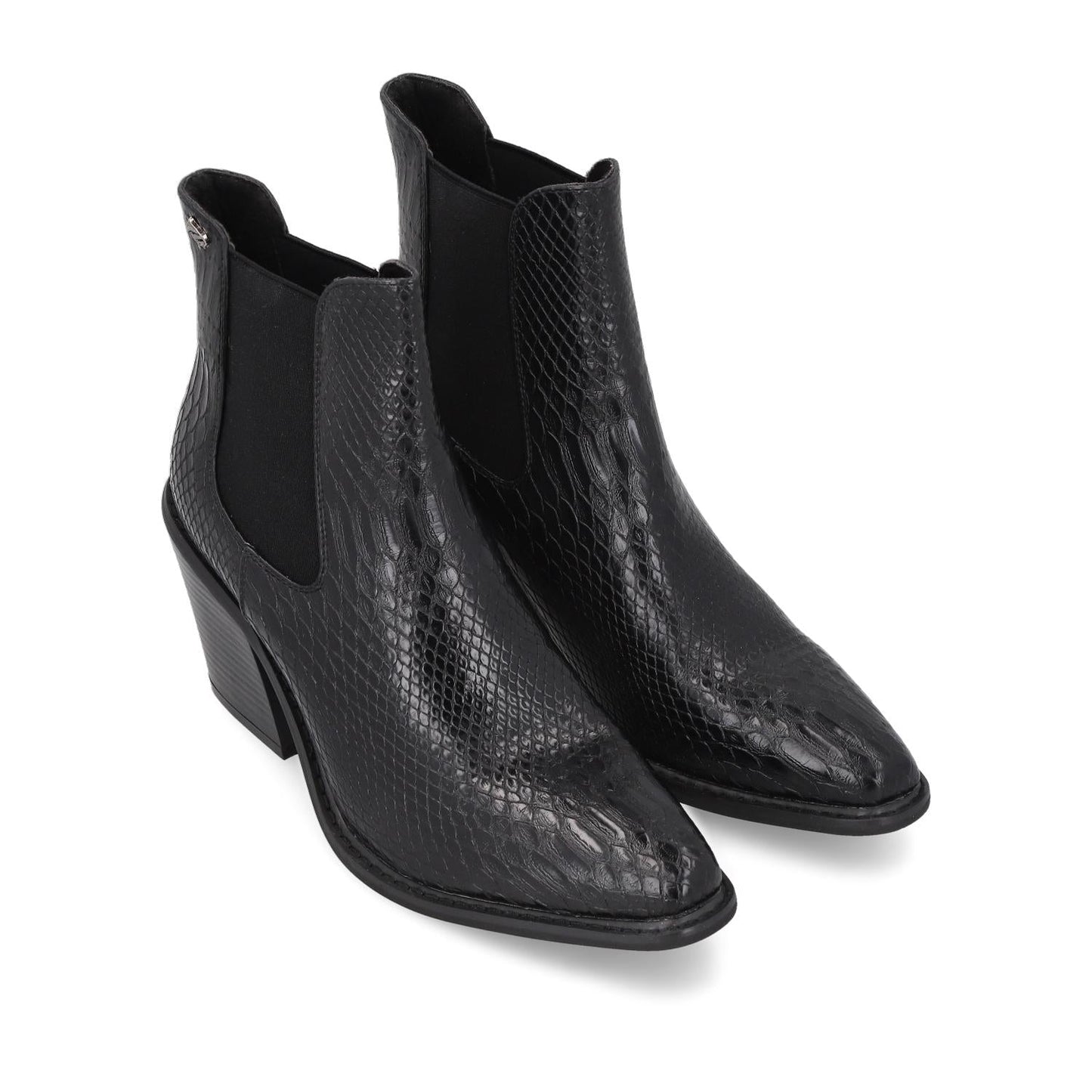 Botín Tacón Negro Mujer 33770