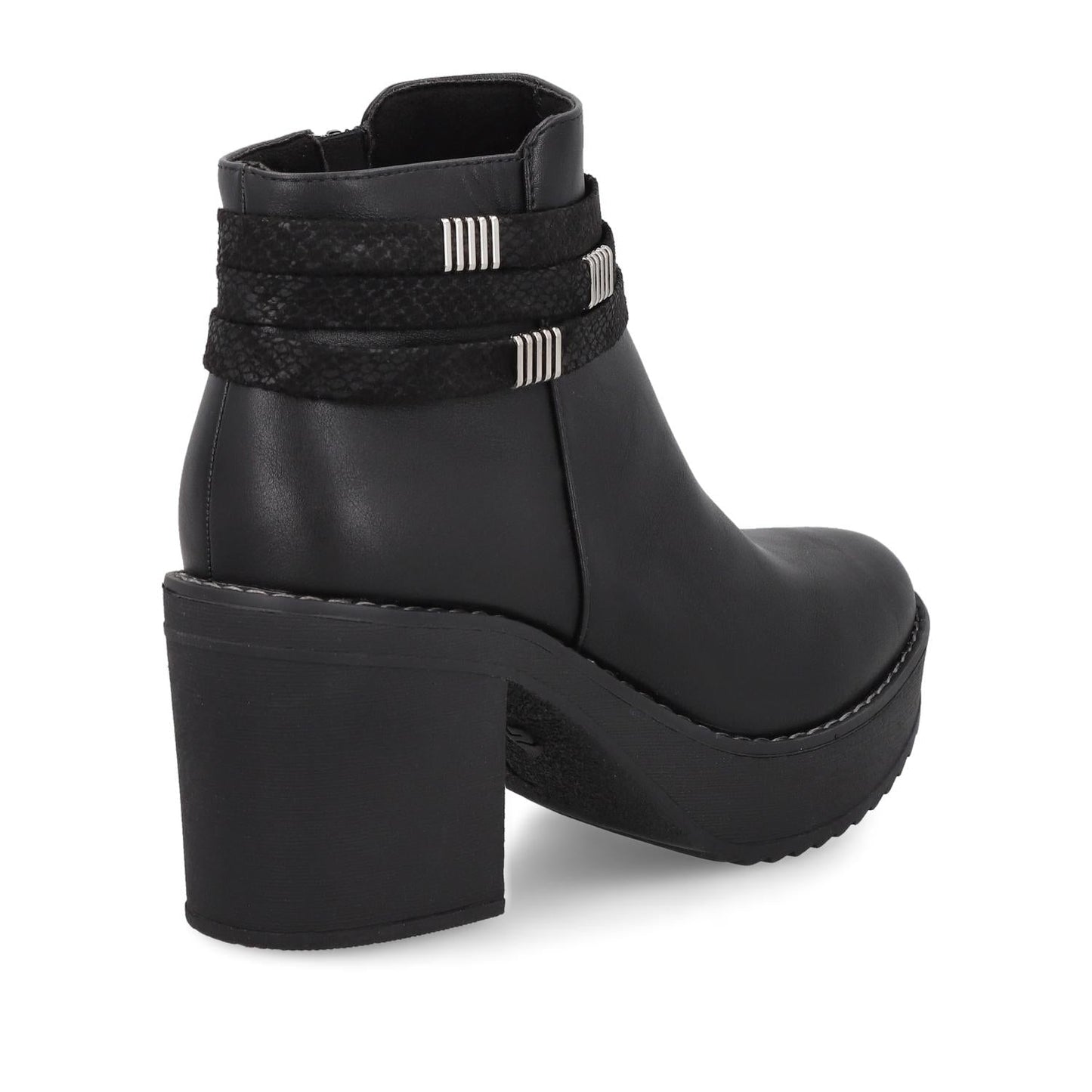 Botín Tacón Negro Mujer 13502