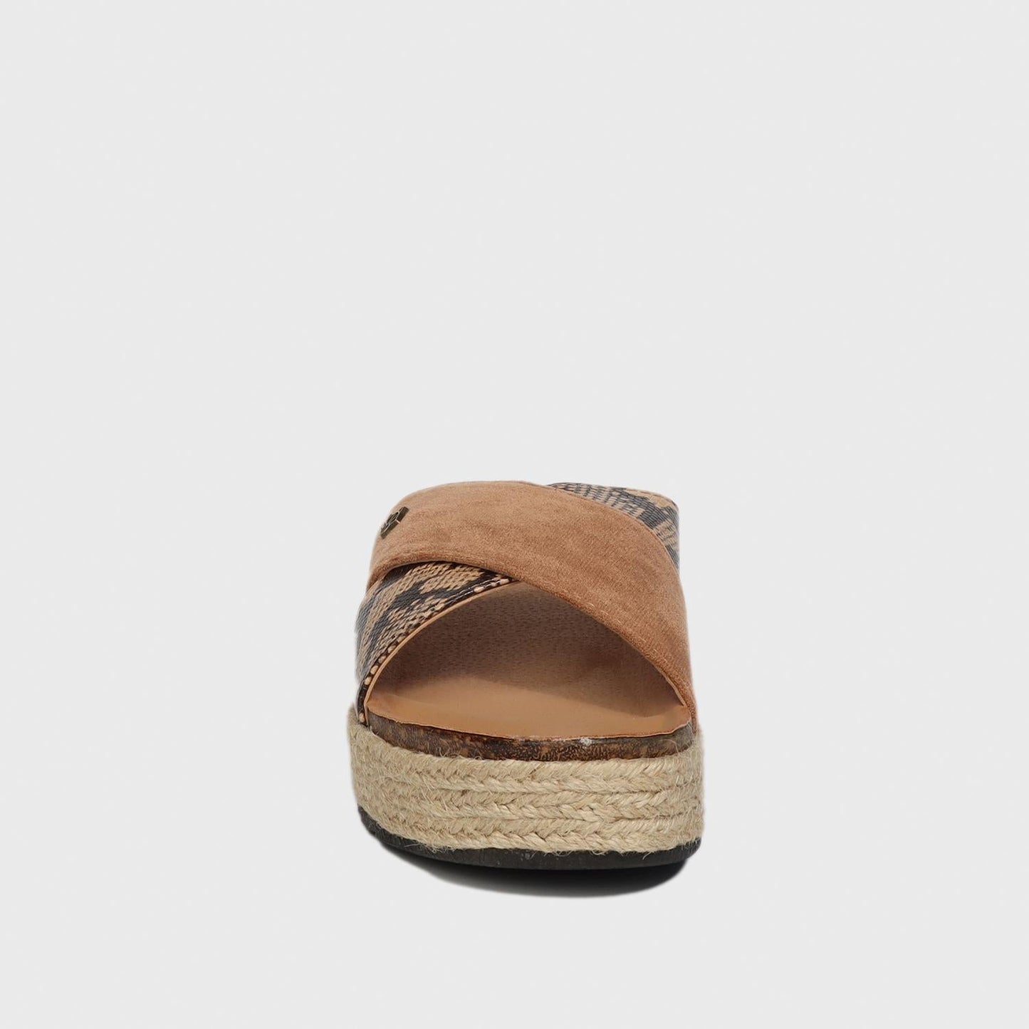 Sandalia Plataforma Animal Print Mujer 23193