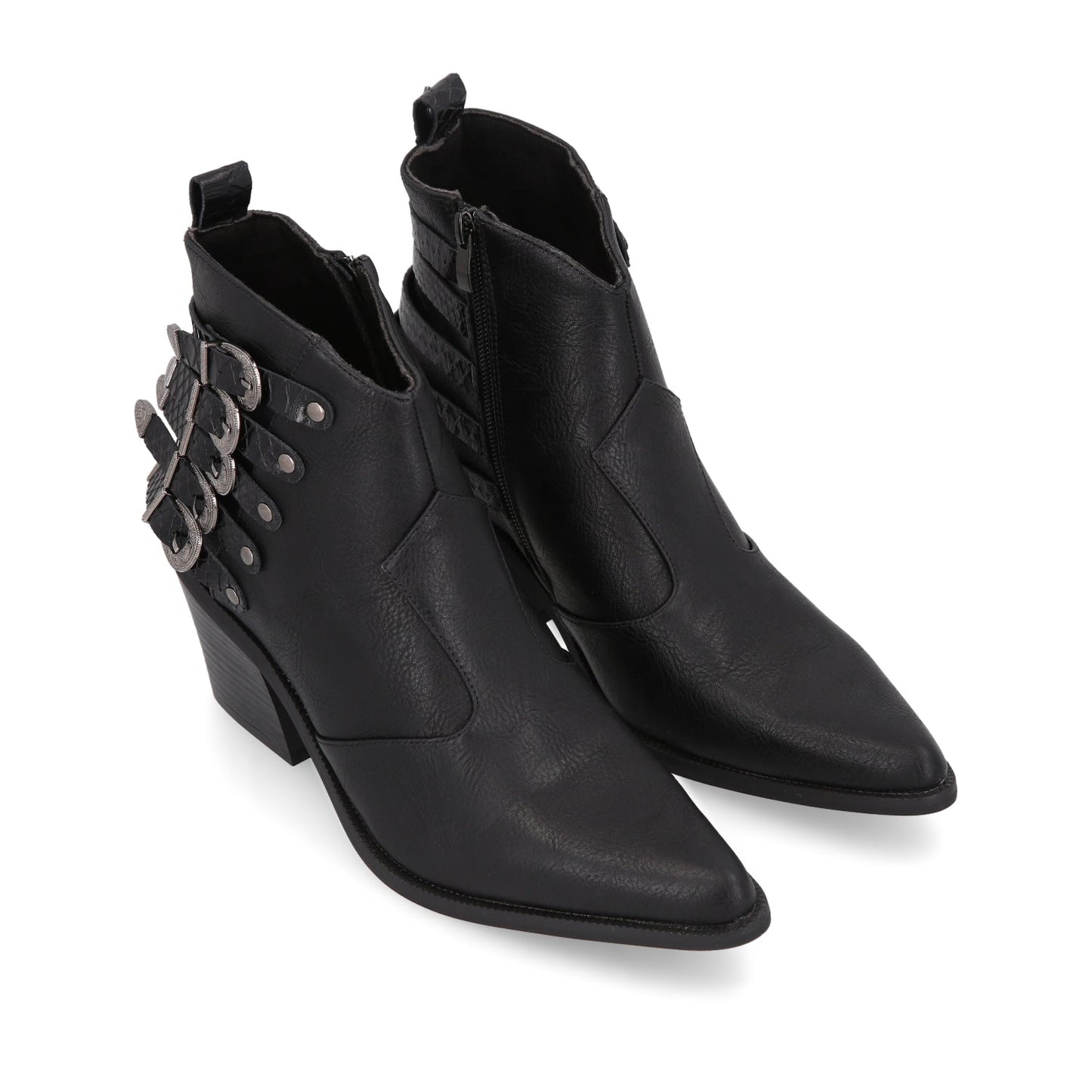 Botín Tacón Negro Mujer 33761