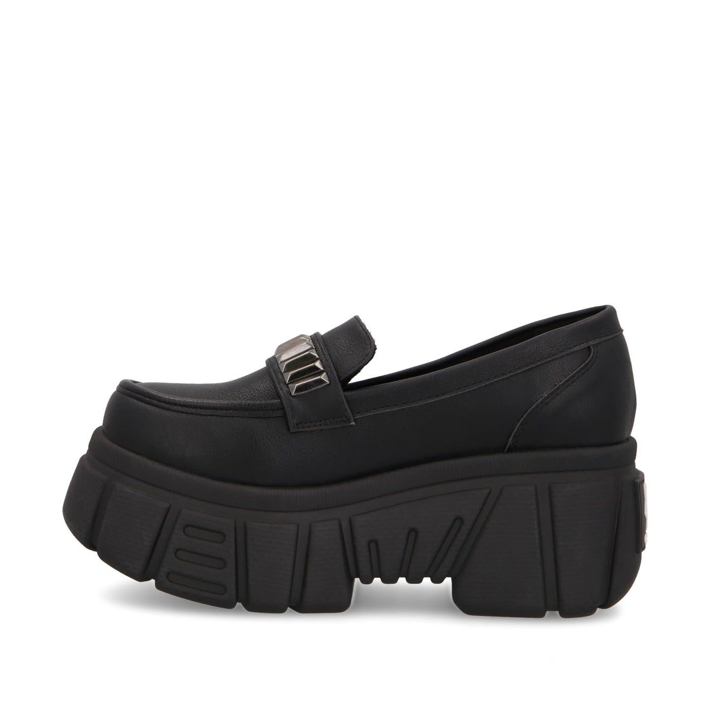 Mocasin Plataforma Negro Mujer 35174