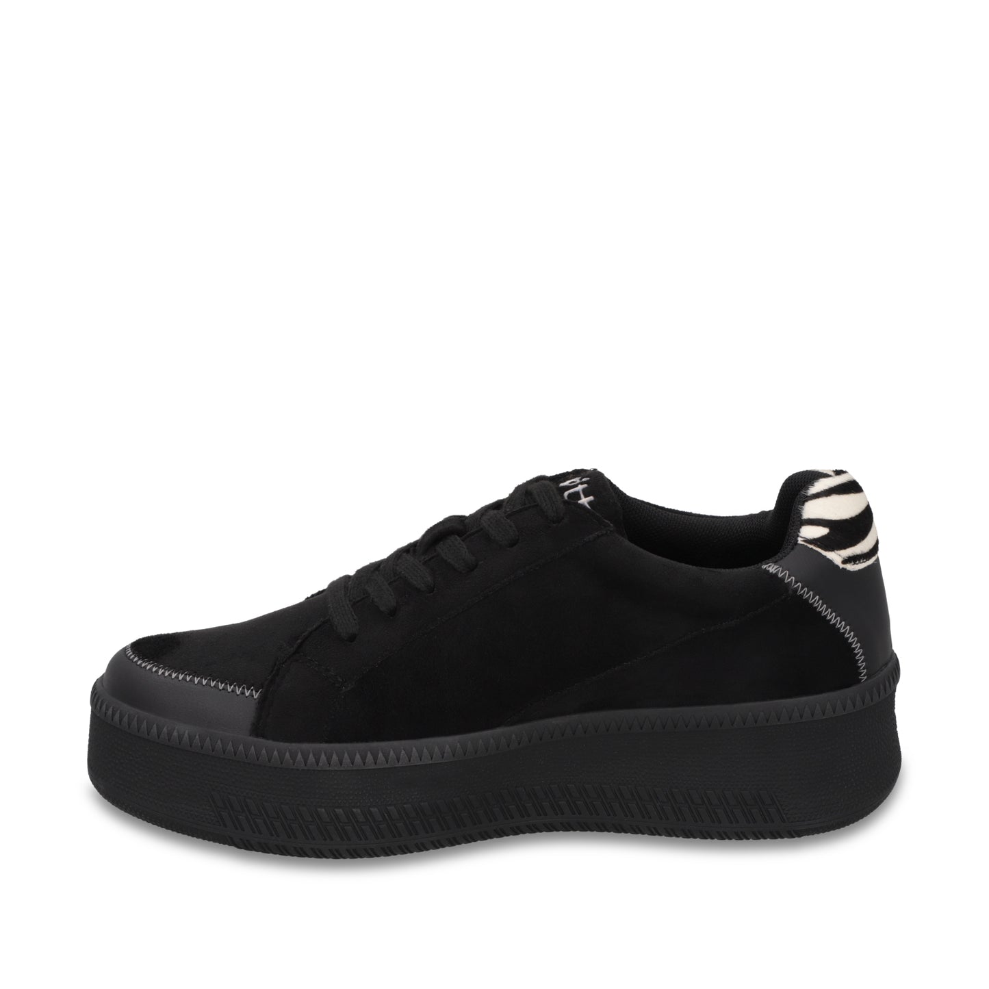 Tenis Plataforma Negra Mujer 67310