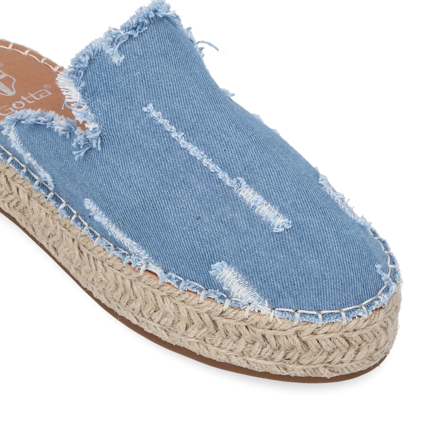 Puntilla Yute Denim Mujer 45721
