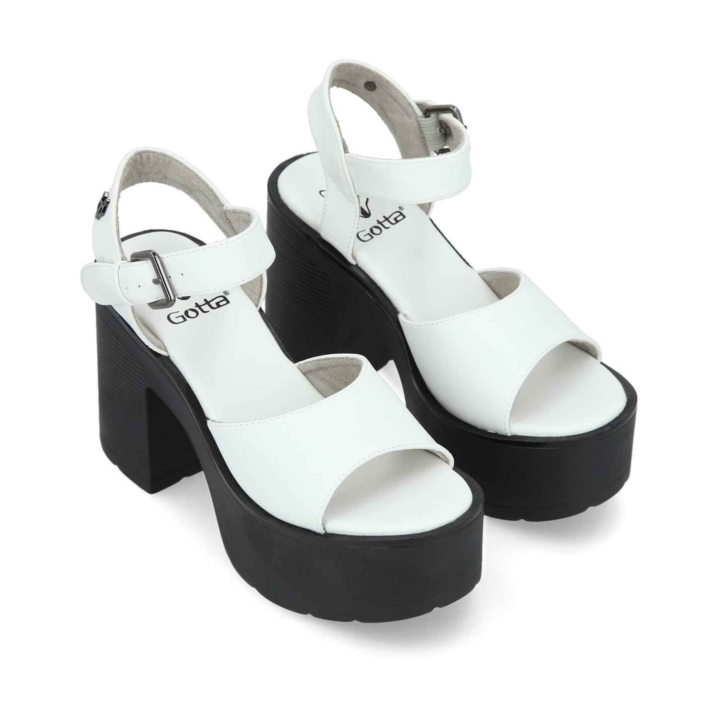 Sandalia Blanca Mujer 15802