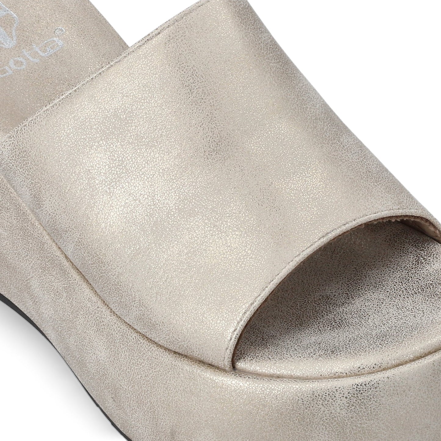 Sandalia Dorada Mujer 45824