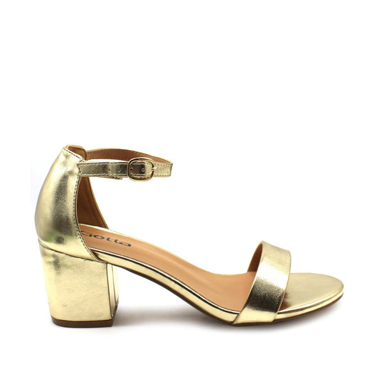 Sandalia Dorada Mujer C6161