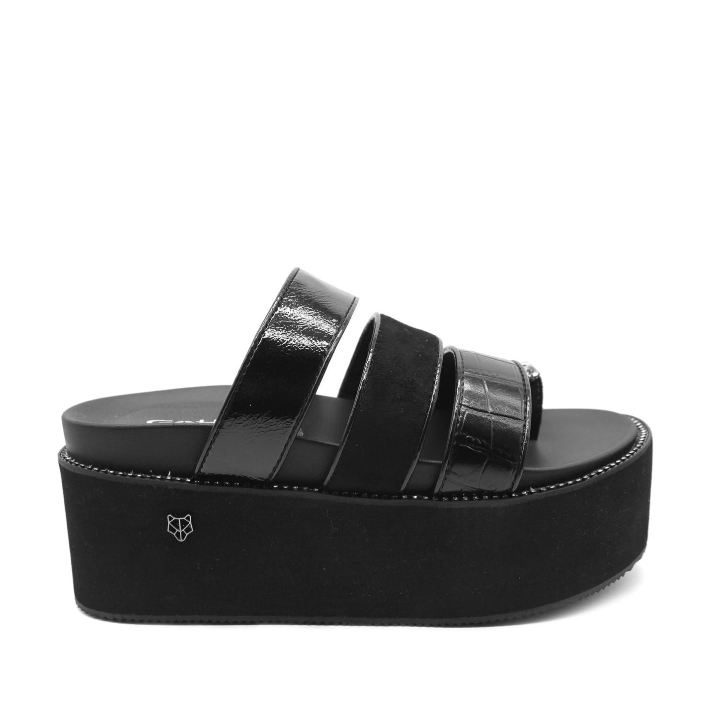 Sandalia Negra Mujer 15662 - Gotta Mexico