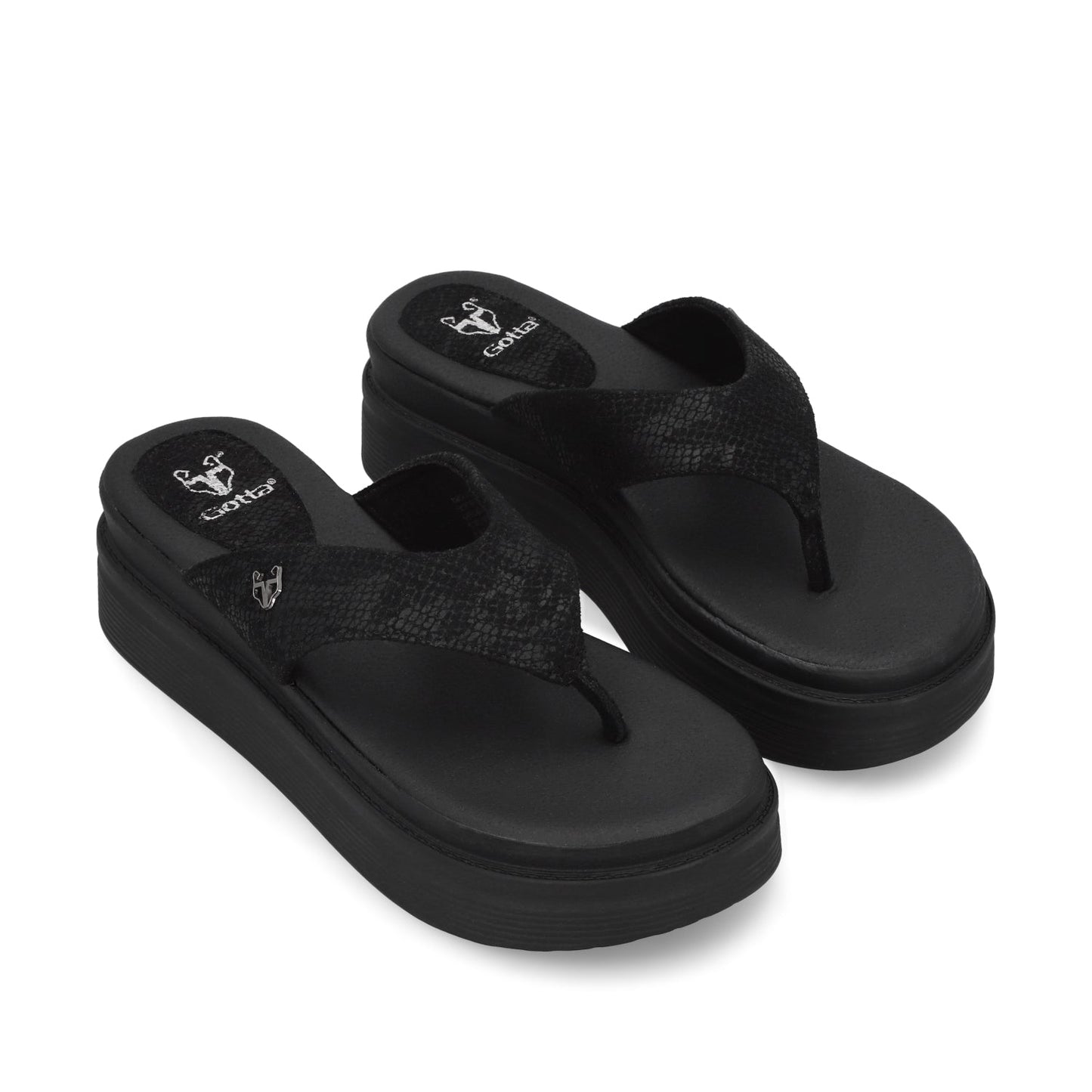 Sandalia Negra Mujer 43011 - Gotta Mexico