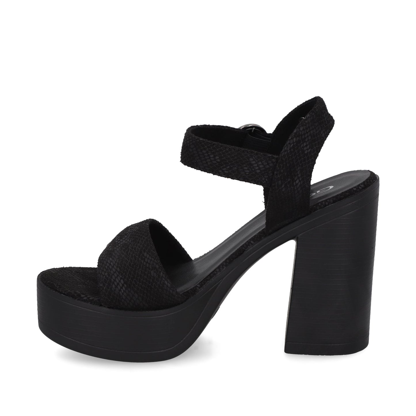 Sandalia Negra Mujer 45961