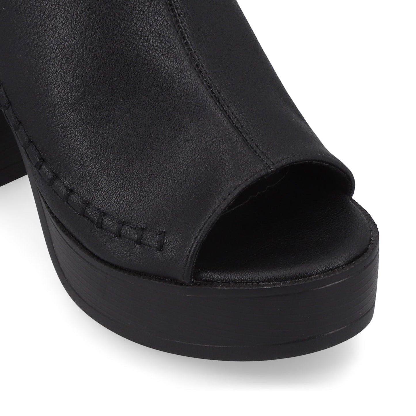 Sandalia Negra Mujer 45962