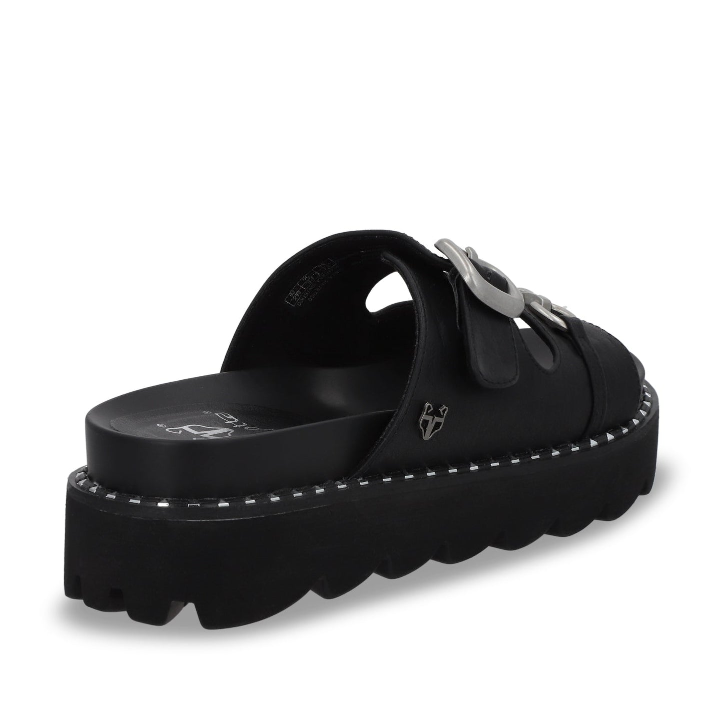 Sandalia Plana Negra Mujer 1573D - Gotta Mexico