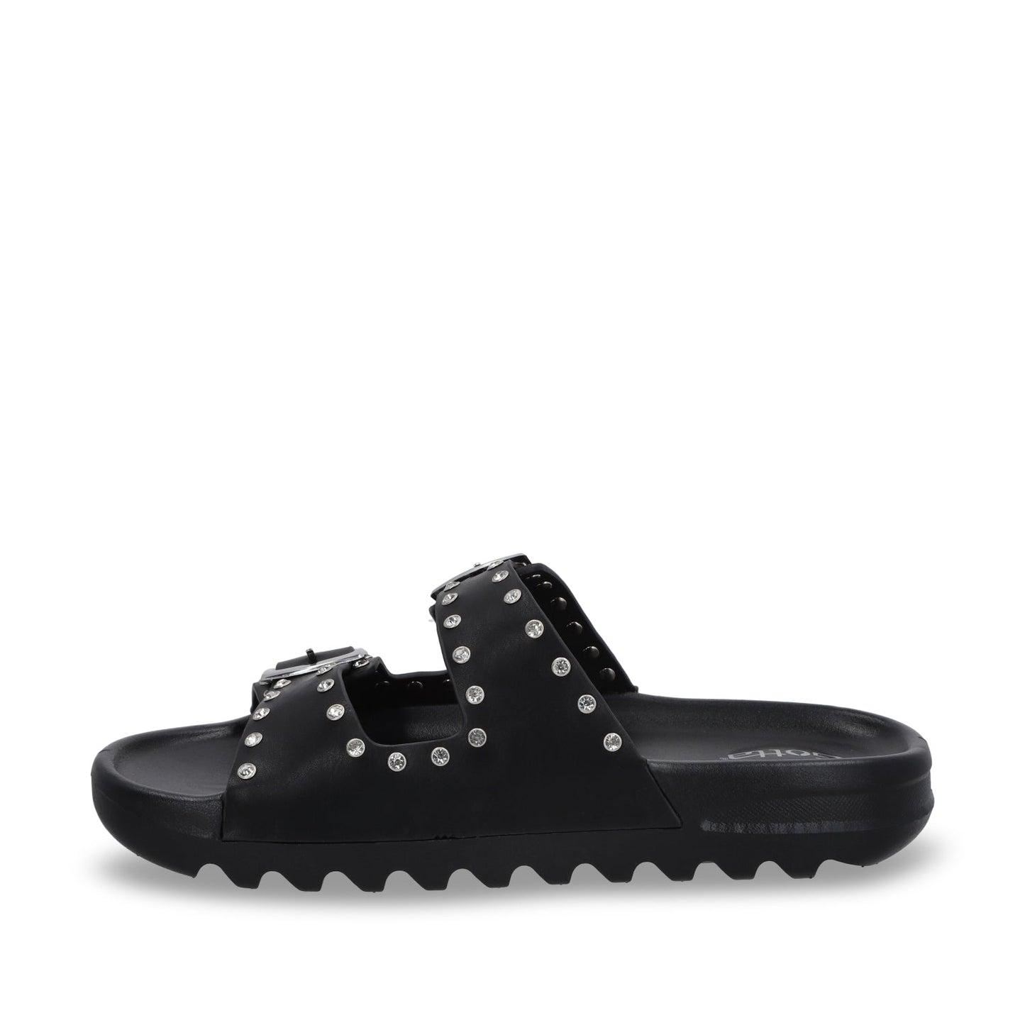 Sandalia Plana Negra Mujer 52060