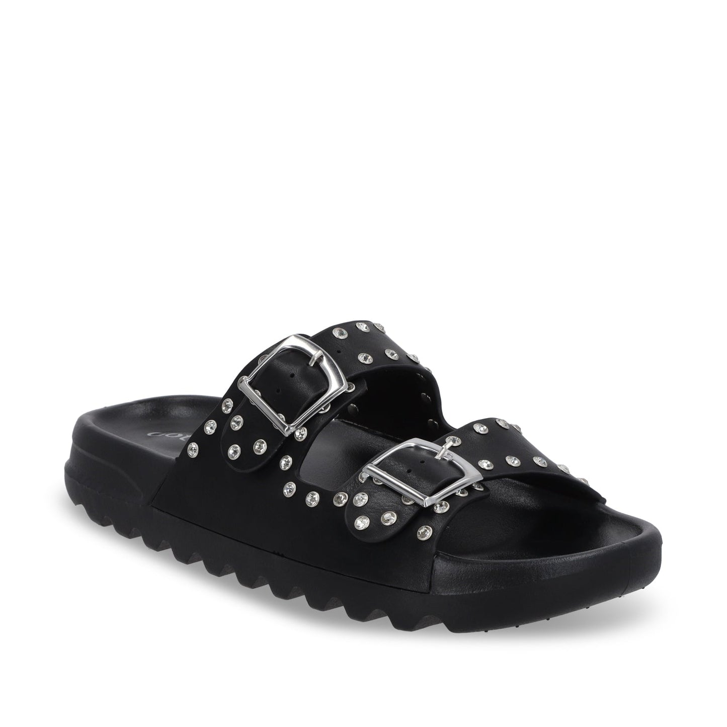 Sandalia Plana Negra Mujer 52060