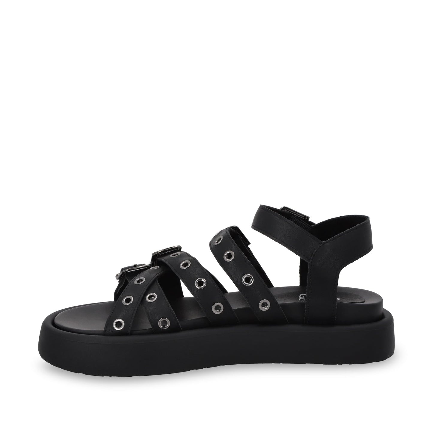Sandalia Plana Negra Mujer 55950 - Gotta Mexico