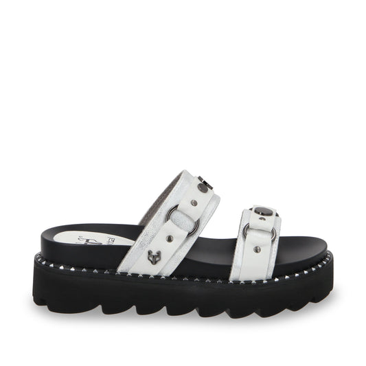 Sandalia Plano Blanco Mujer 1573B