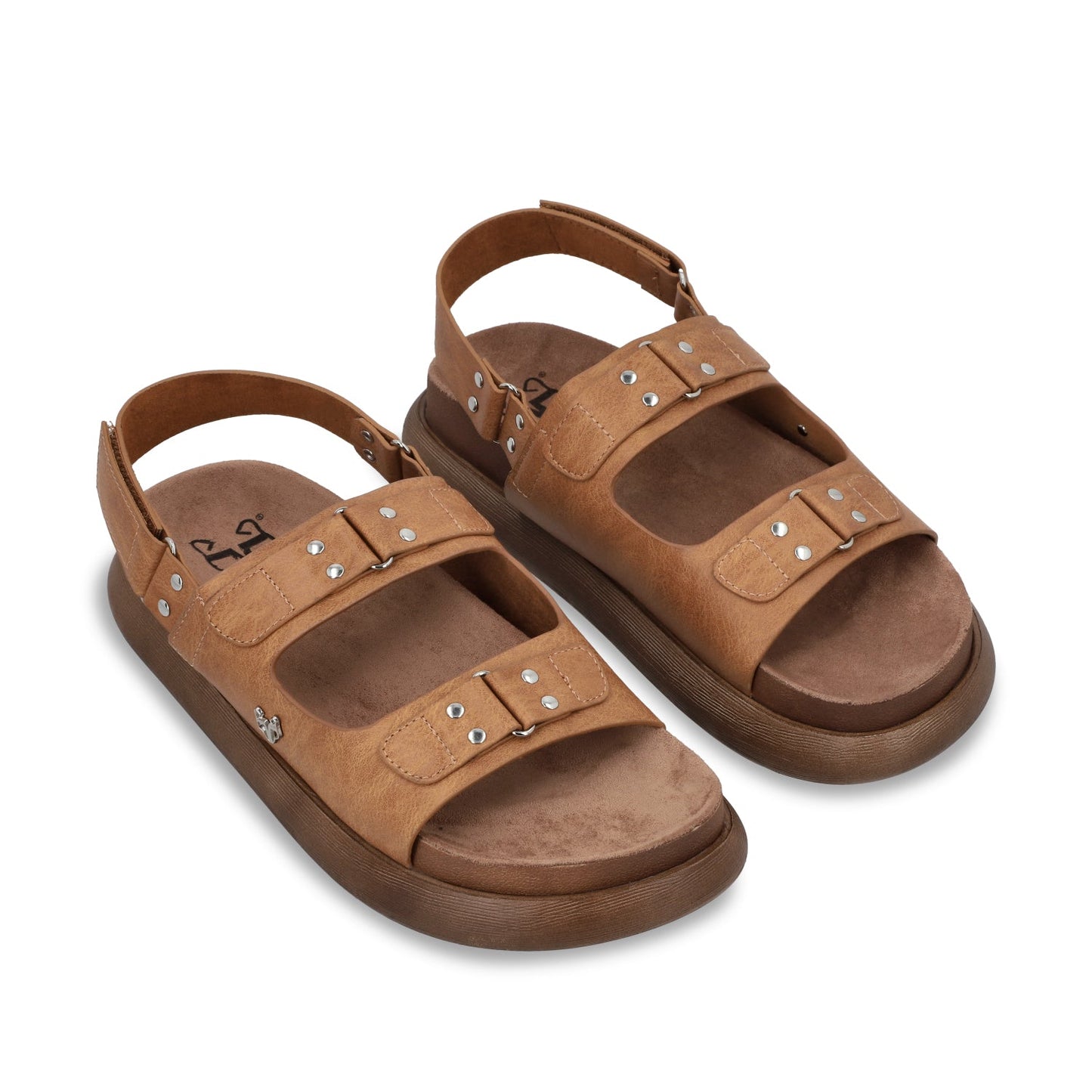 Sandalia Plano Café Mujer 53701