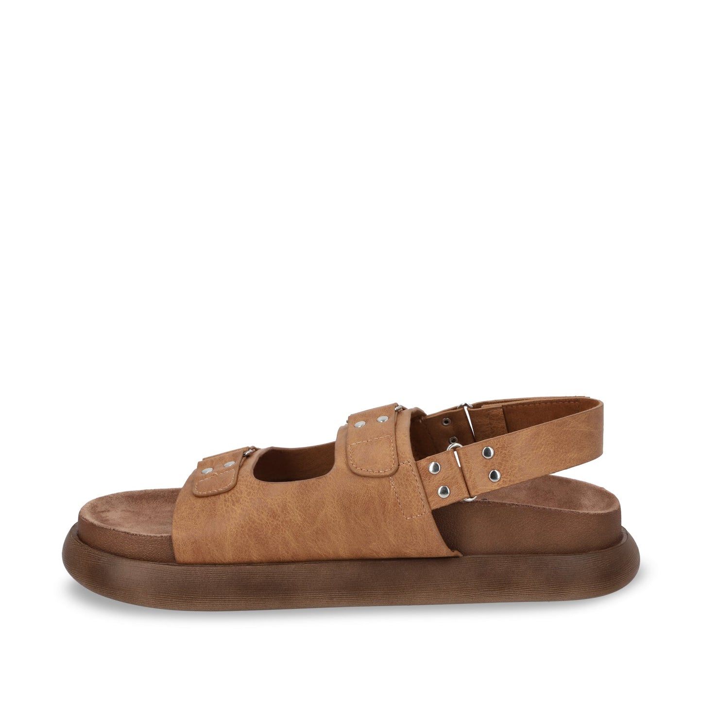 Sandalia Plano Café Mujer 53701