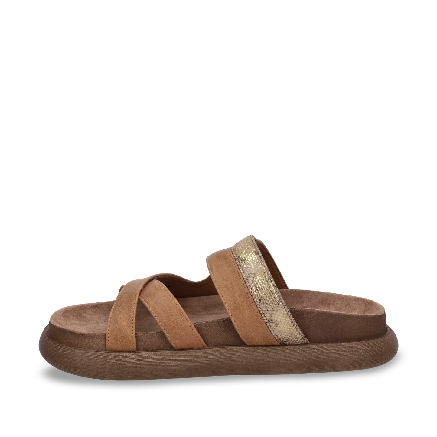 Sandalia Plano Camel Mujer 53700 - Gotta Mexico