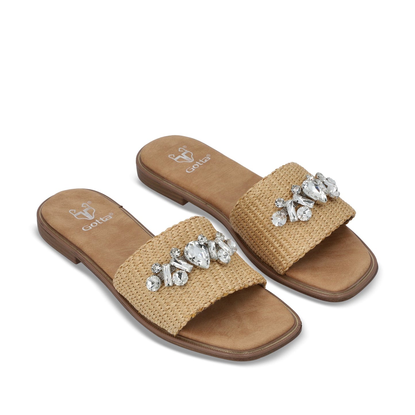 Sandalia Plano Rafia Mujer 55220 - Gotta Mexico