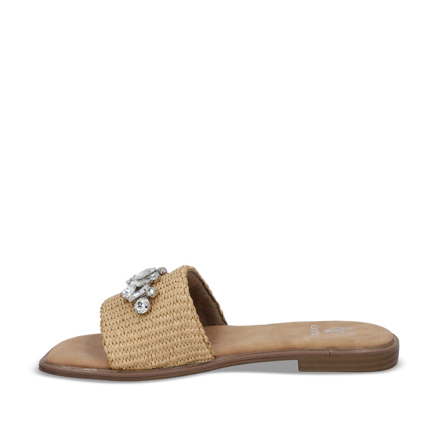 Sandalia Plano Rafia Mujer 55220 - Gotta Mexico