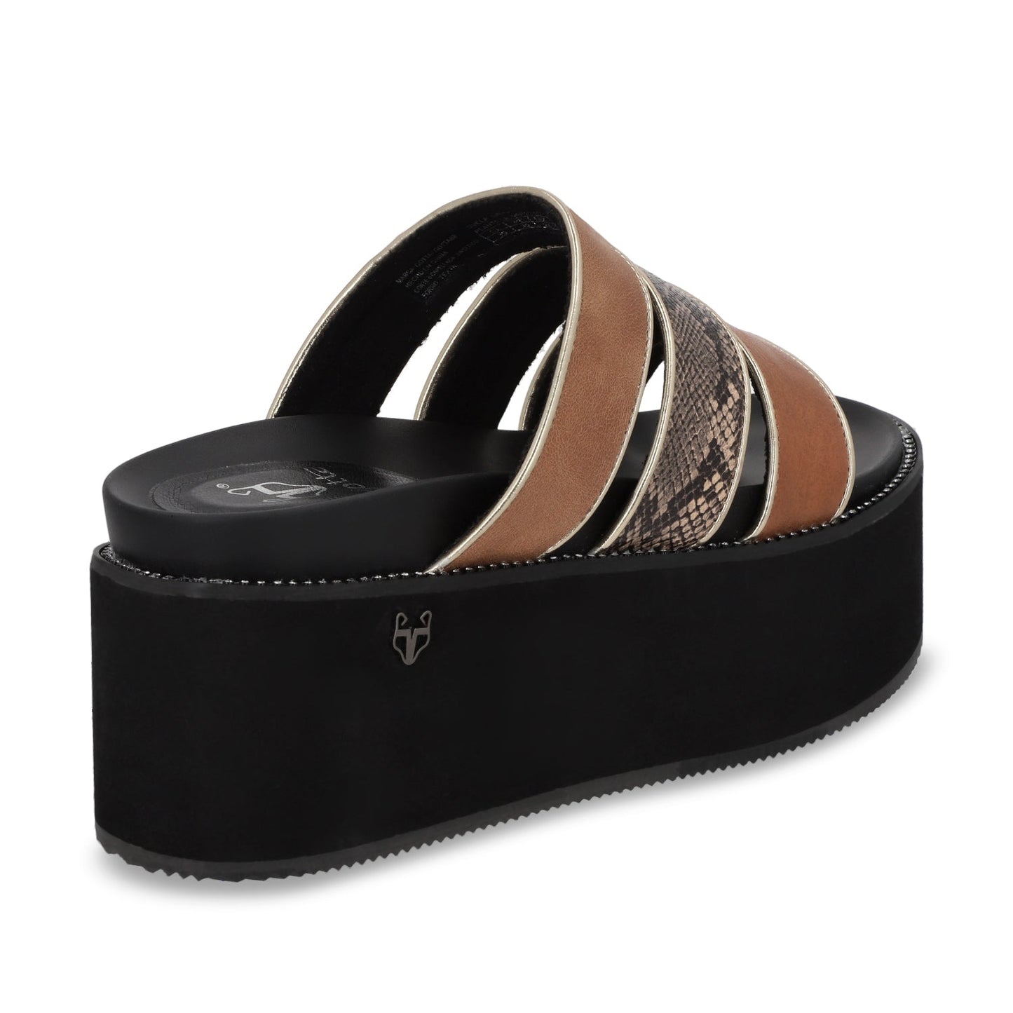 Sandalia Plataforma Beige Mujer 15662 - Gotta Mexico