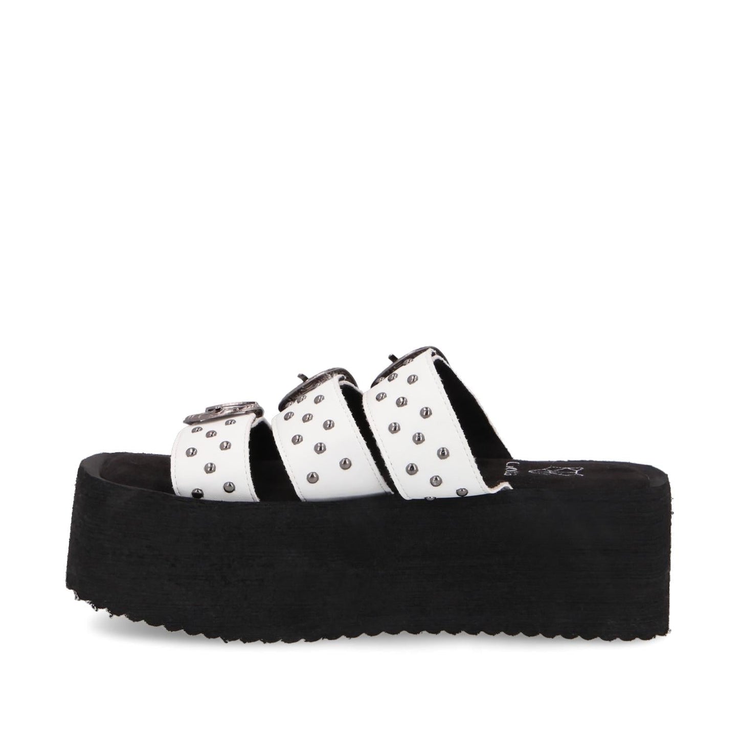 Sandalia Plataforma Blanca Mujer 35251