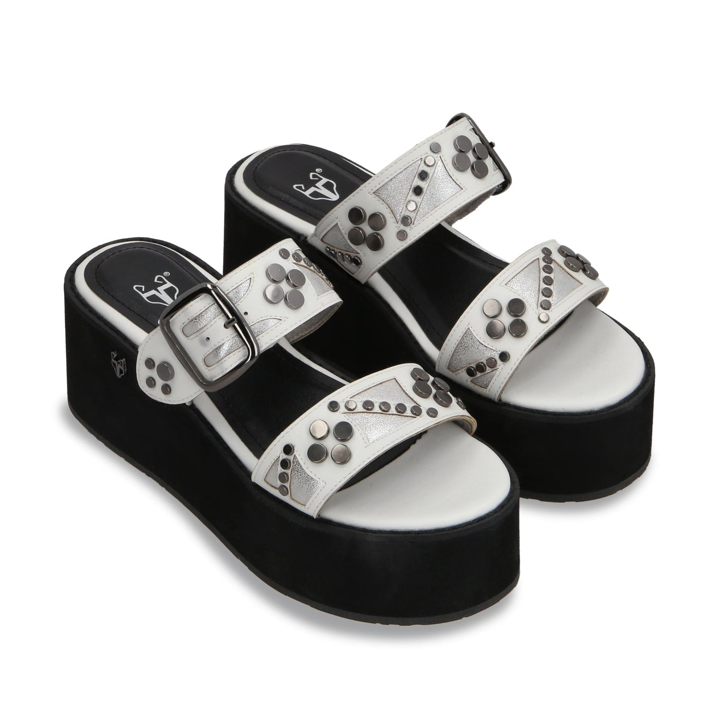 Sandalia Plataforma Blanco Mujer 15620