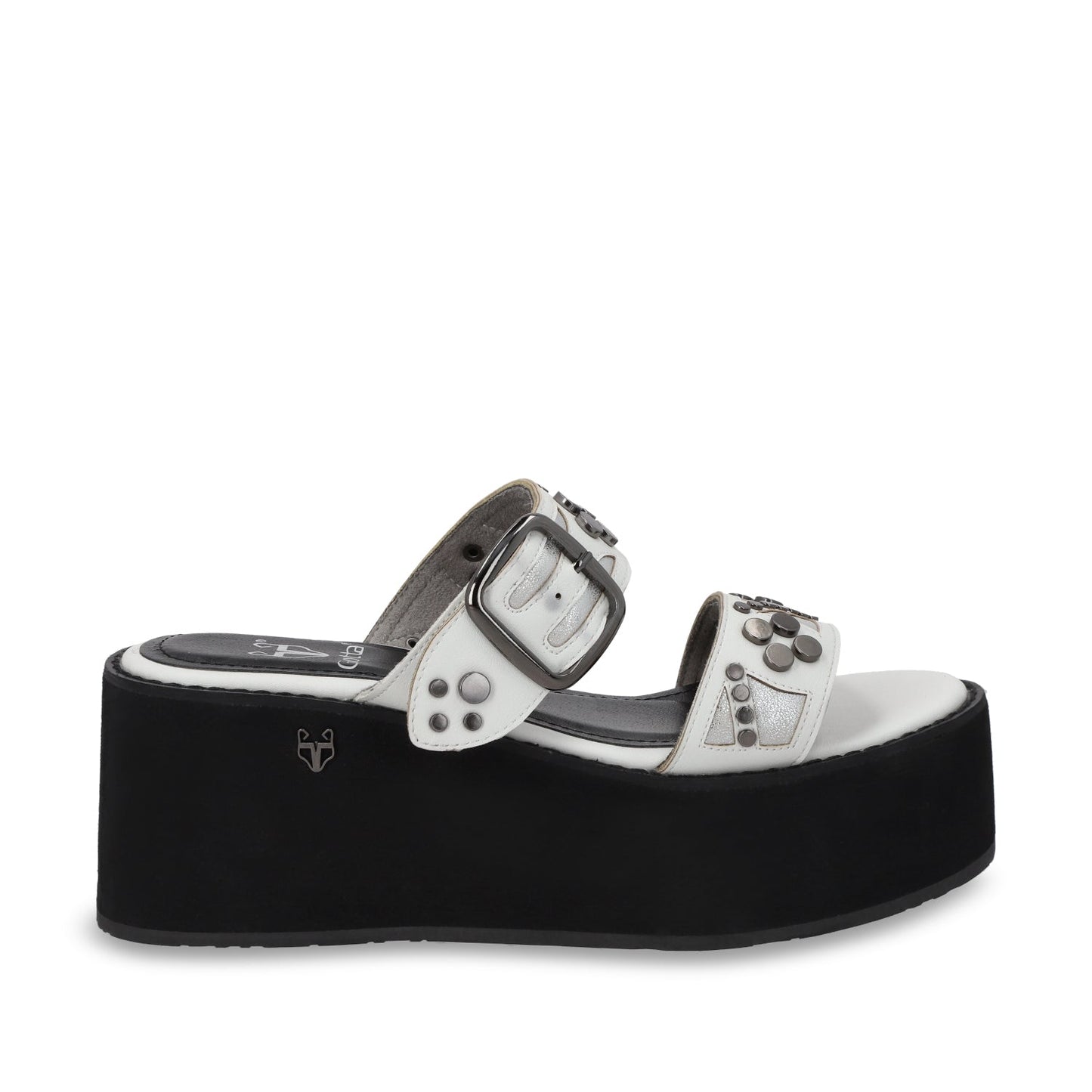 Sandalia Plataforma Blanco Mujer 15620
