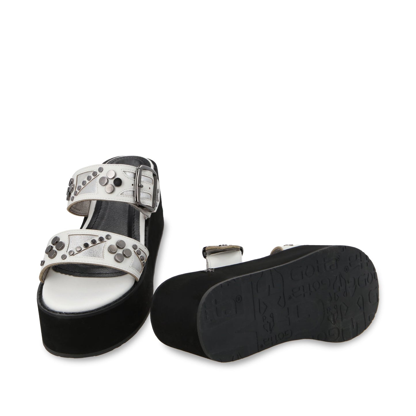 Sandalia Plataforma Blanco Mujer 15620