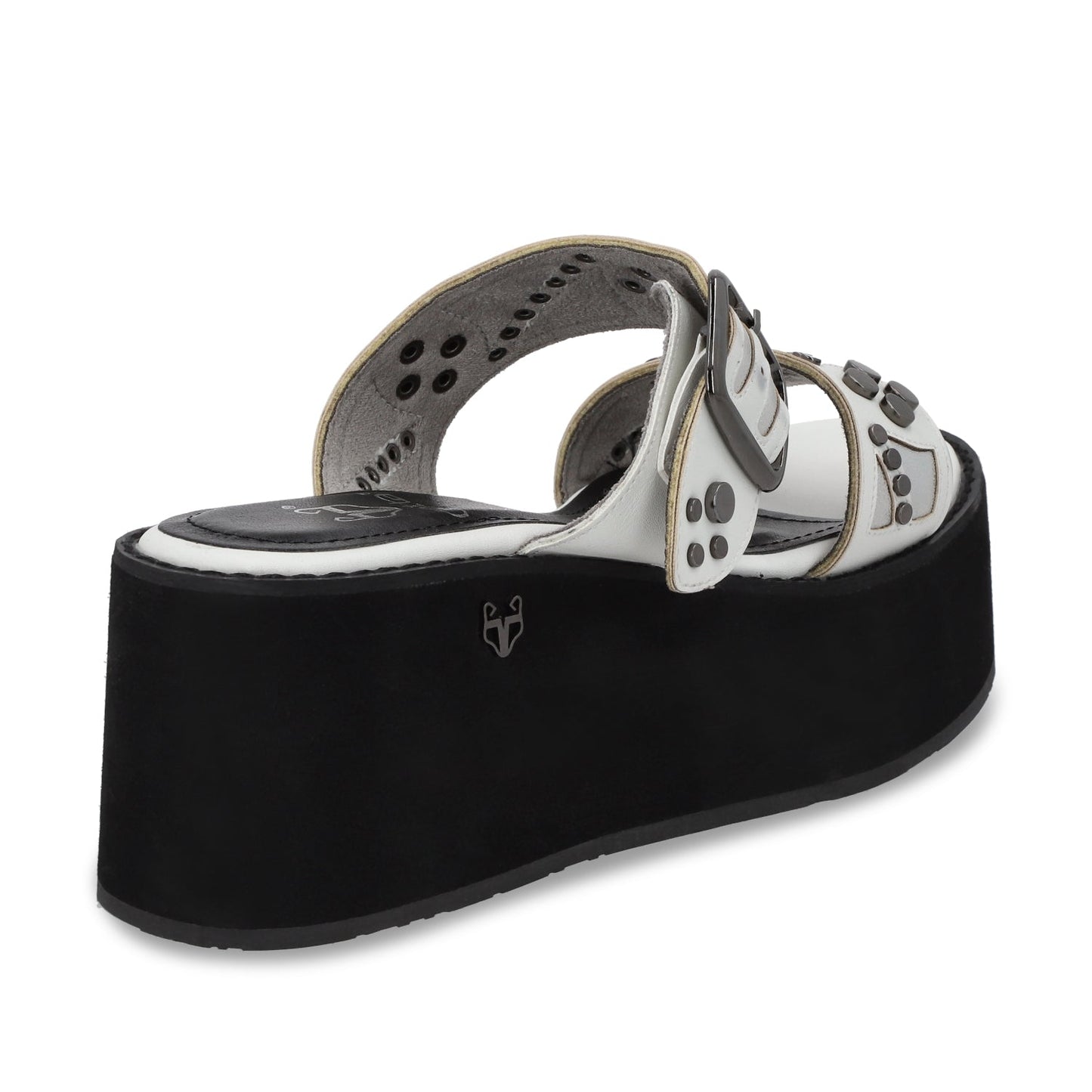 Sandalia Plataforma Blanco Mujer 15620