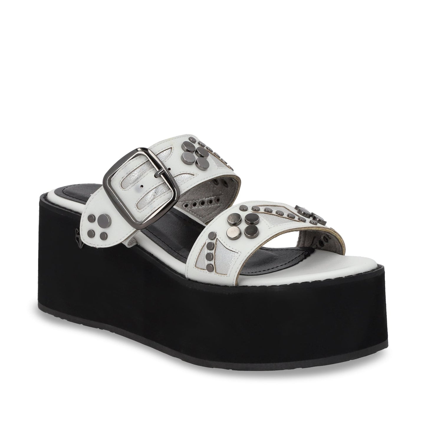 Sandalia Plataforma Blanco Mujer 15620