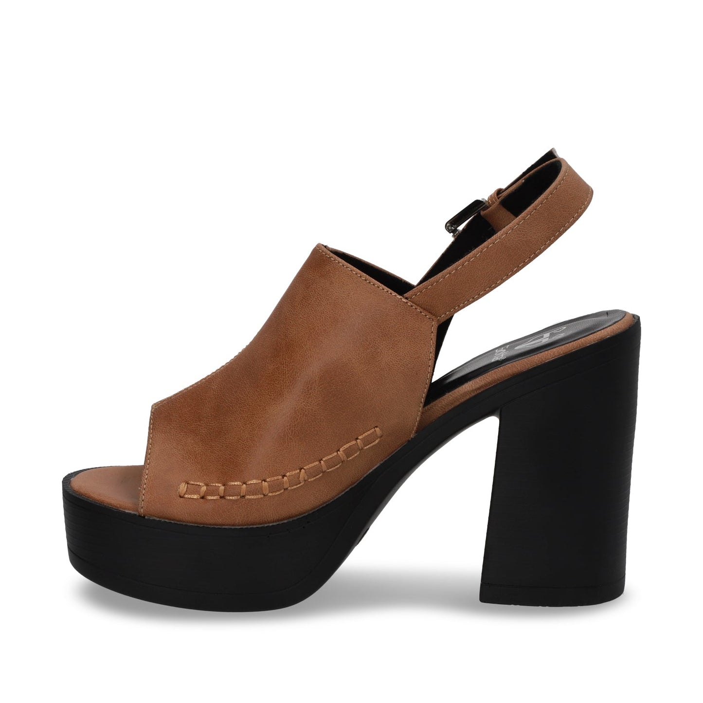 Sandalia Plataforma Camel Mujer 45962