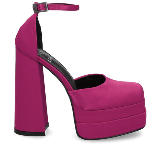 Sandalia Plataforma Fucsia Mujer 25910