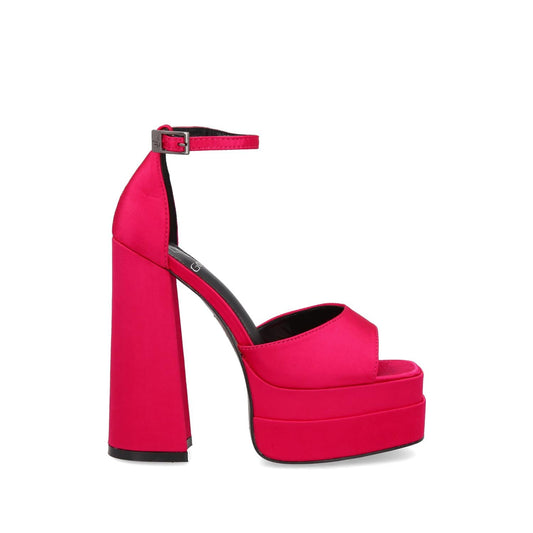 Sandalia Plataforma Fucsia Mujer 25911