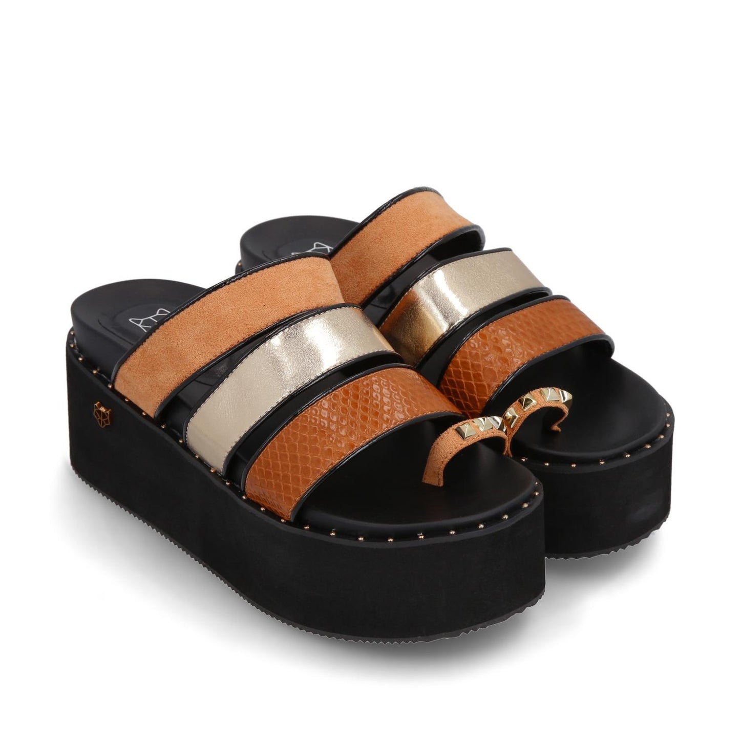 Sandalia Plataforma Multicolor Mujer 15662 - Gotta Mexico