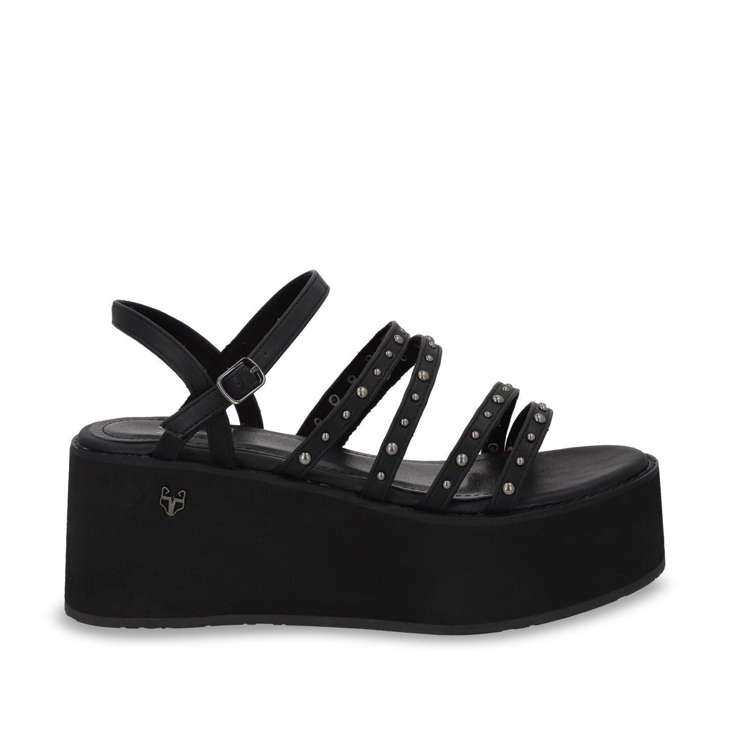 Sandalia Plataforma Negra Mujer 15629 - Gotta Mexico