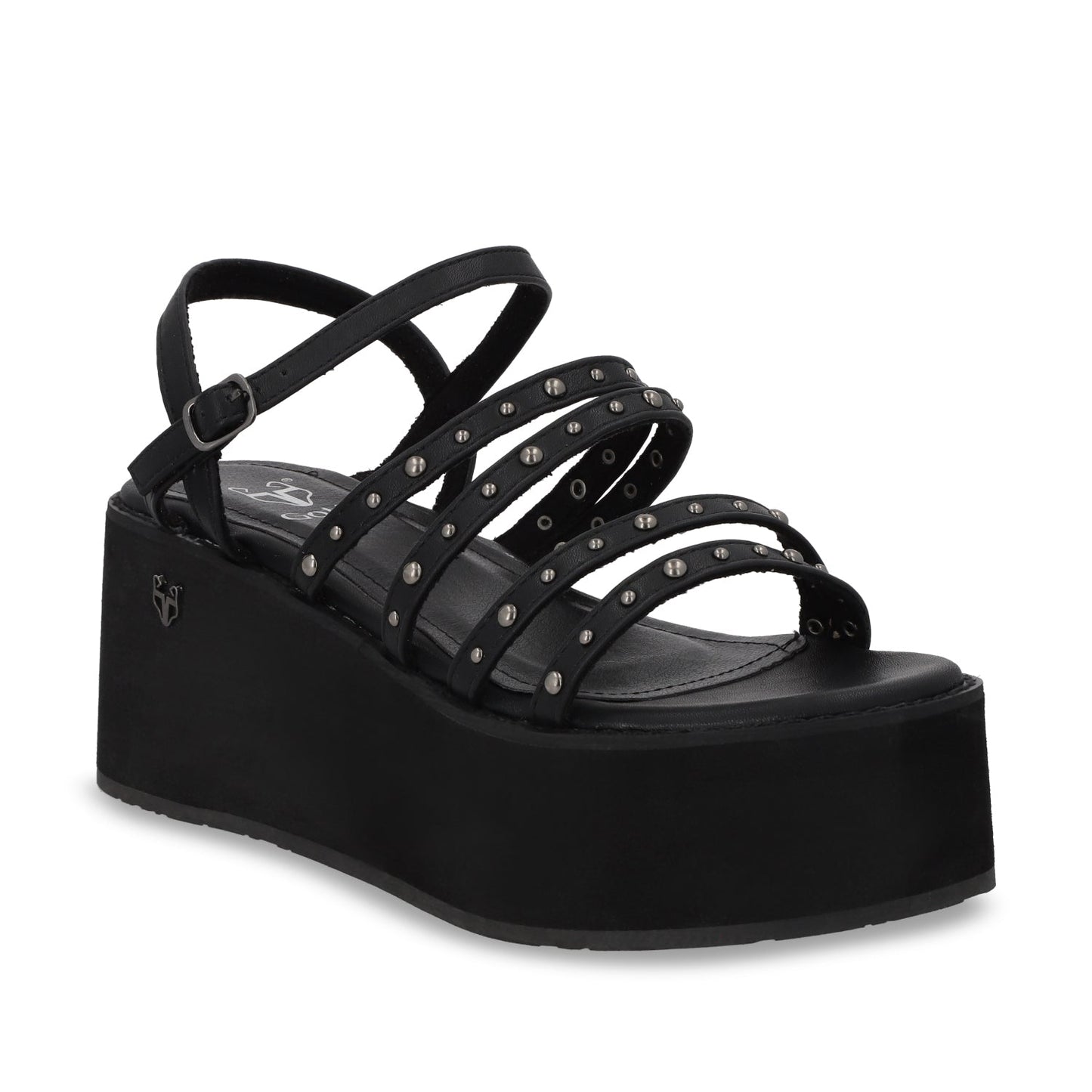Sandalia Plataforma Negra Mujer 15629 - Gotta Mexico